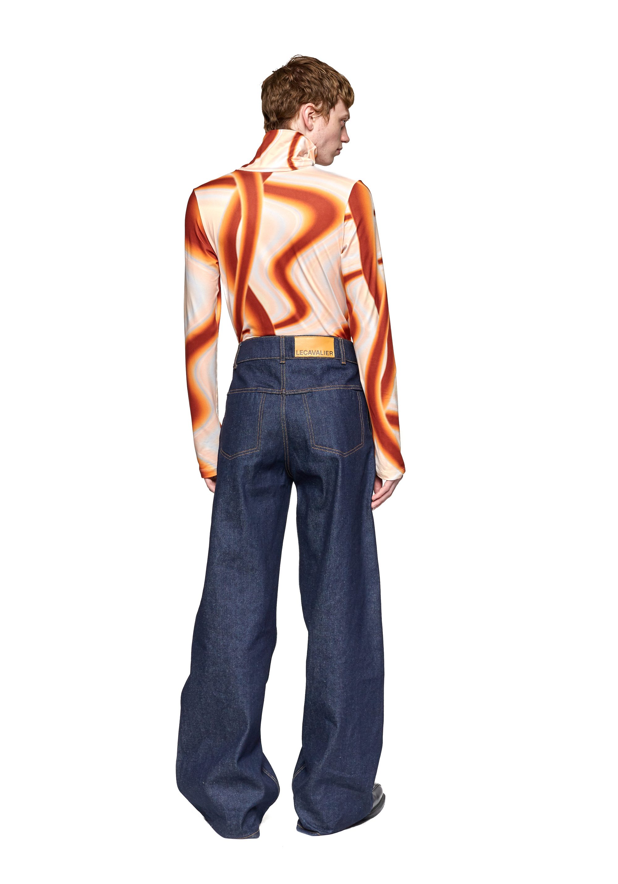 Blue baggy jeans